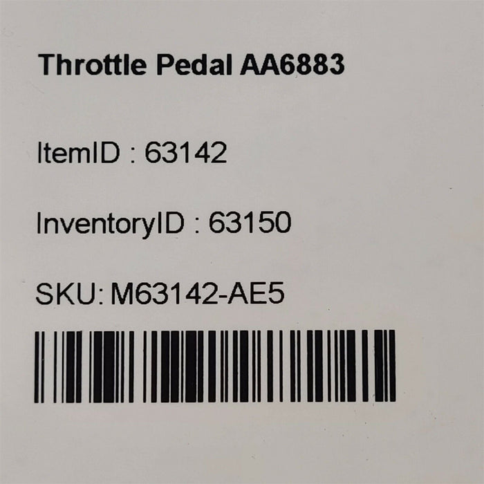92-96 Corvette C4 Throttle Pedal Assembly AA6883