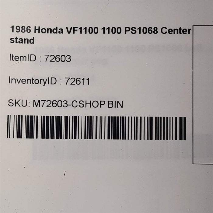 1986 Honda Vf1100 1100 Center Stand Ps1068