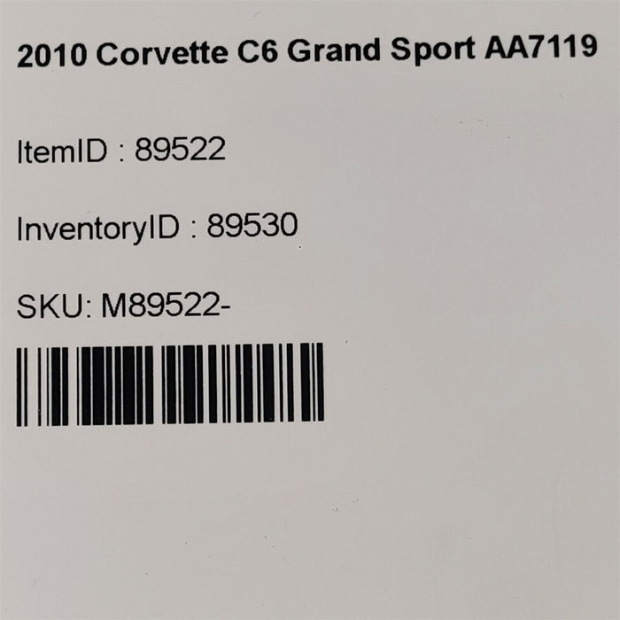 10-13 Corvette C6 Grand Sport Axle Shaft Shafts Pair Auto Aa7119