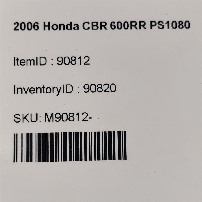 05-06 Honda Cbr 600Rr Nuts Nolts Screws Hardware Oem Ps1080