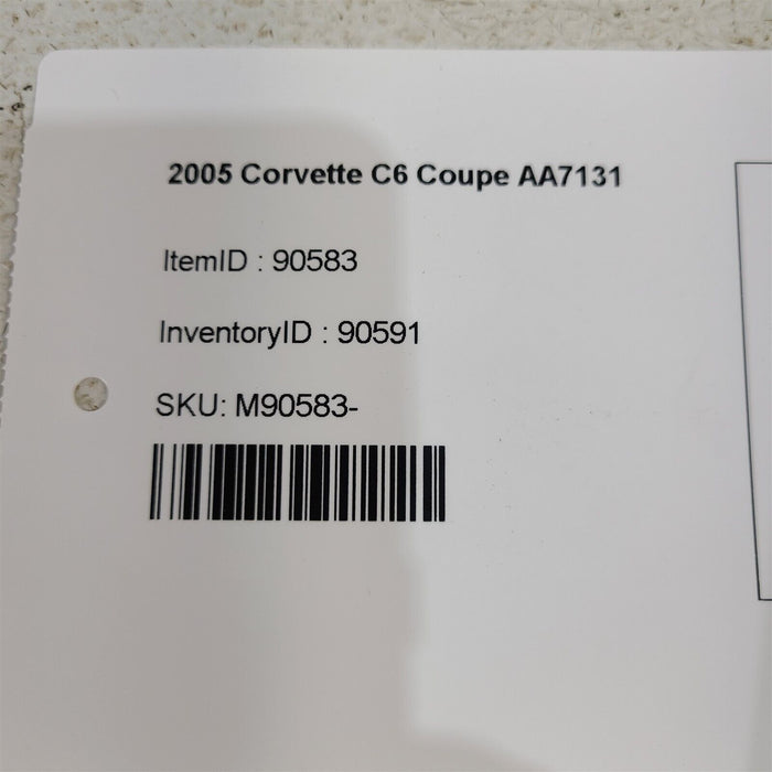 05-08 Corvette C6 Yaw Stability Sensor 10307709 Oem Aa7131