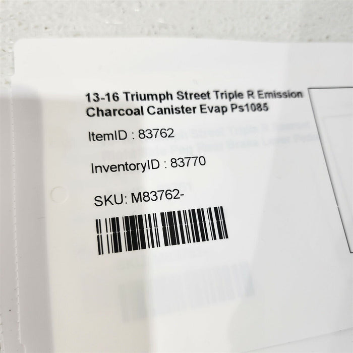 13-16 Triumph Street Triple R Emission Charcoal Canister Evap Ps1085
