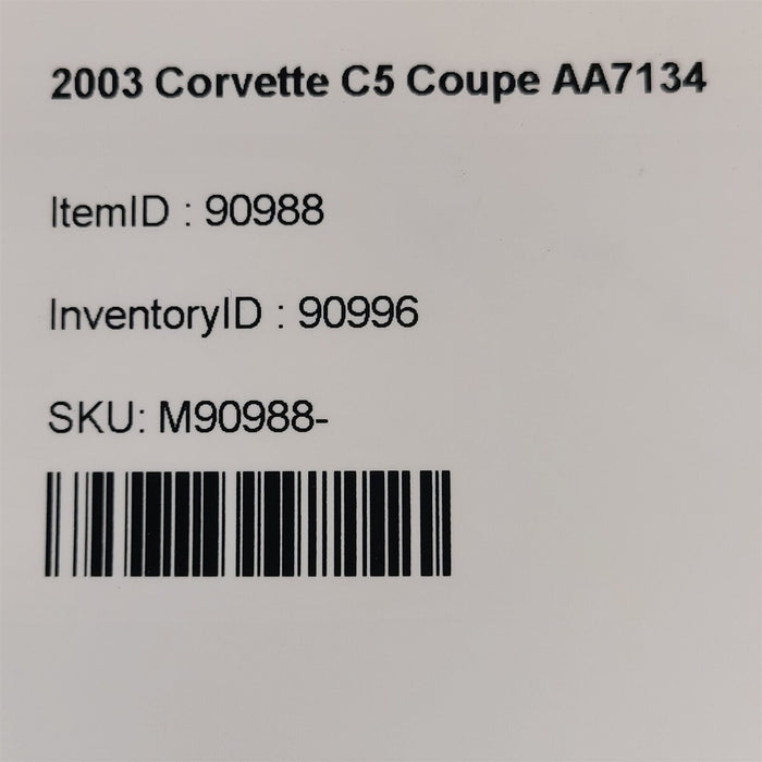97-04 Corvette C5 Fuel Gas Filler Door With Hinge Oem Aa7134
