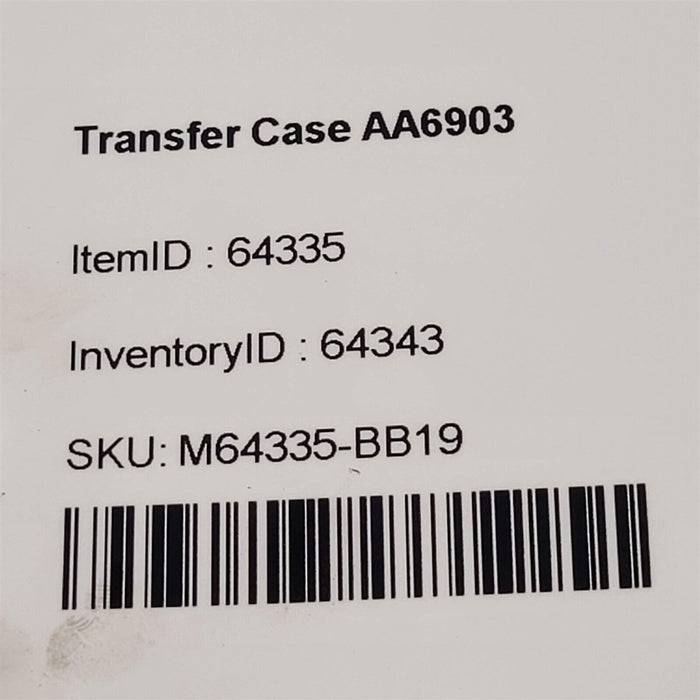 00-06 Audi TT Quattro Transfer Case AA6903