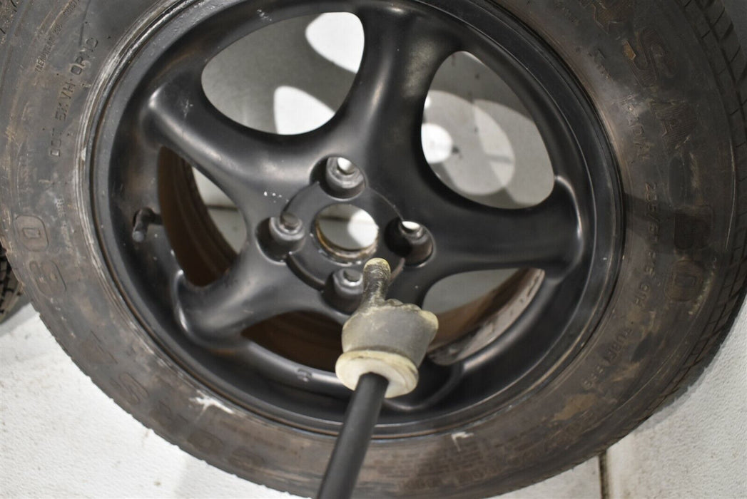 99-05 Mazda Miata 5 Spoke Black Wheels Painted Aa6640