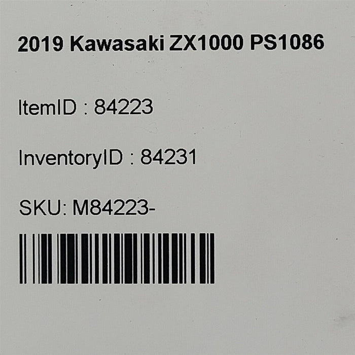 17-19 Kawasaki Ninja Zx1000 W Kick Stand With Switch Kickstand Ps1086