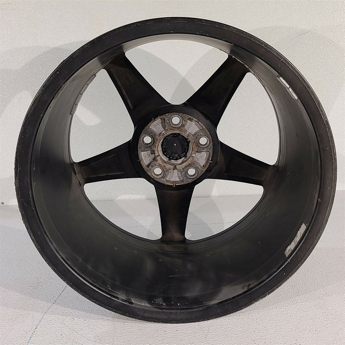 05-13 Corvette C6 Black 5 Spoke Wheel 19x10 Rim AA6877 n