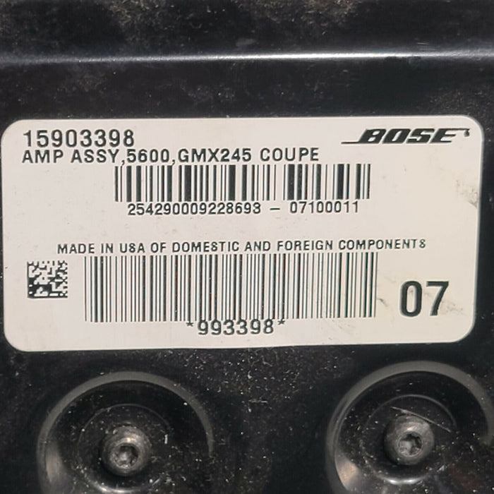 05-09 Corvette C6 Coupe Bose Stereo Amplifier Audio Amp Aa7109