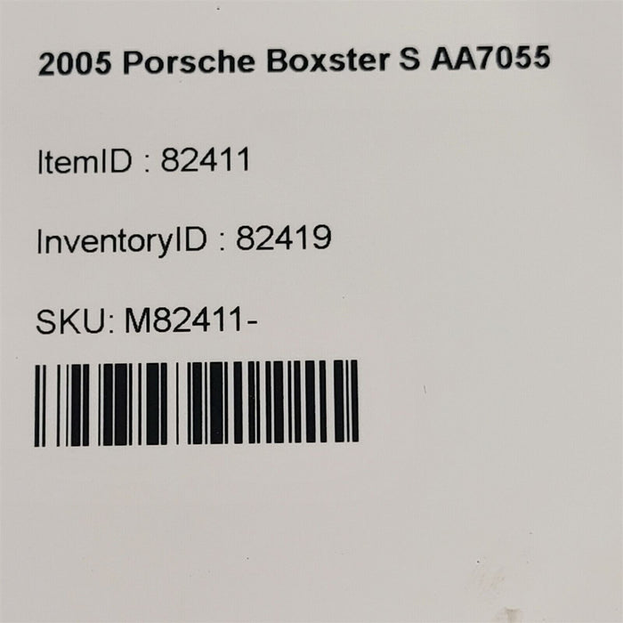 05-12 Porsche Boxster S 987 Power Brake Booster Master Cylinder AA7055