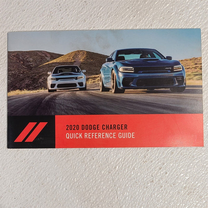 2020 Dodge Charger SRT8 Scat Pack Owners Manual Booklets Pouch AA7013