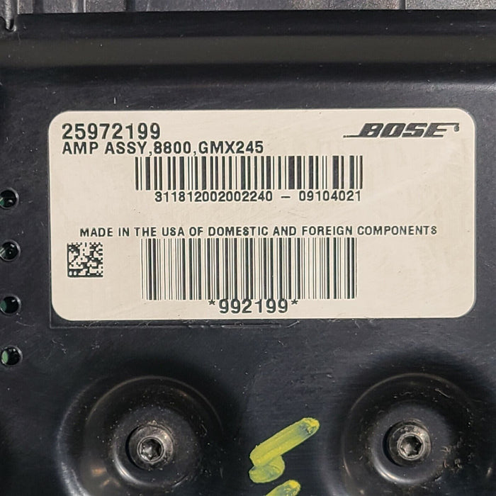 10-13 Corvette C6 Coupe Bose Stereo Amplifier Audio Amp Aa7119