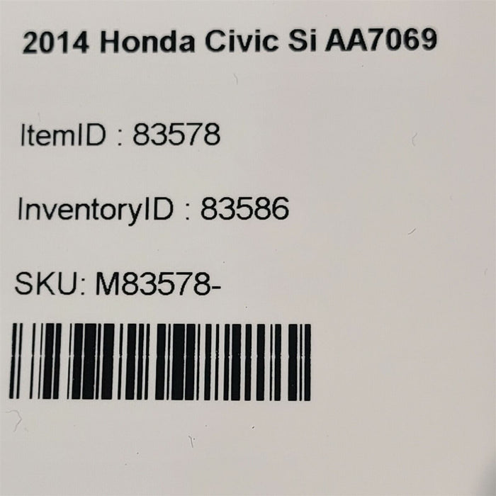 12-15 Honda Civic Si Coupe Interior A Pillar Trim Cover Pair AA7069