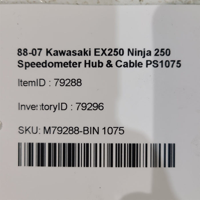 88-07 Kawasaki EX250 Ninja 250 Speedometer Hub & Cable PS1075