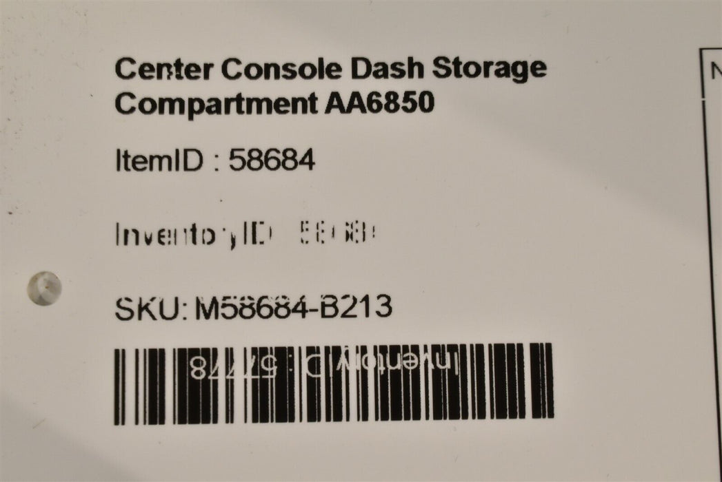 03-06 Escalade Center Console Dash Storage Compartment AA6850