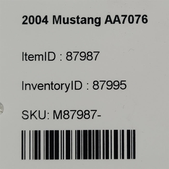 99-04 Mustang Door Hinge Bolt Set Bolts Hardware Oem Aa7076