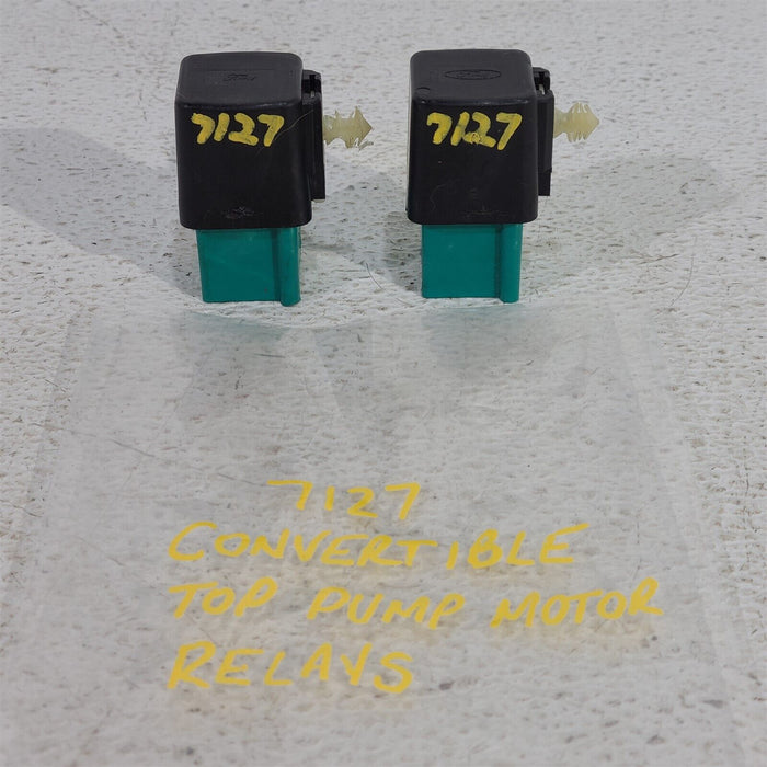 87-93 Ford Mustang Gt Convertible Top Relay Set Pair Aa7127
