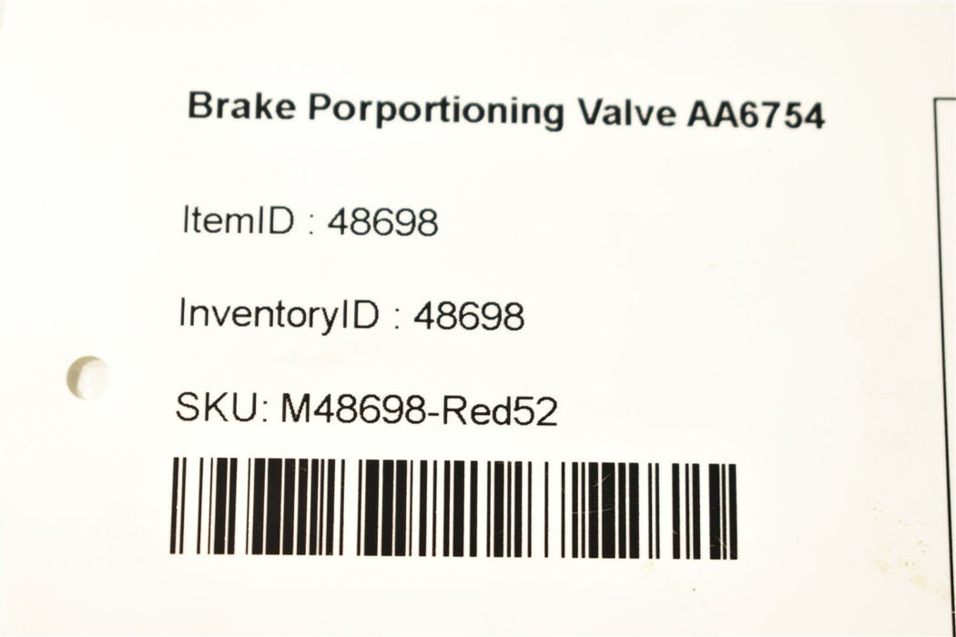 97-00 Corvette C5 Brake Porportioning Valve Aa6754