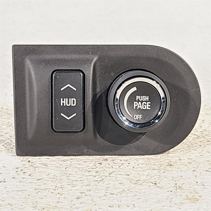 2012 Camaro Ss Hud Control Switch Control Button Aa7146