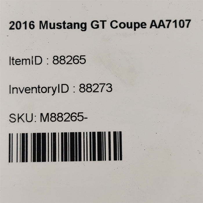15-17 Mustang Gt Radiator Coolant Bottle Reservoir Aa7107