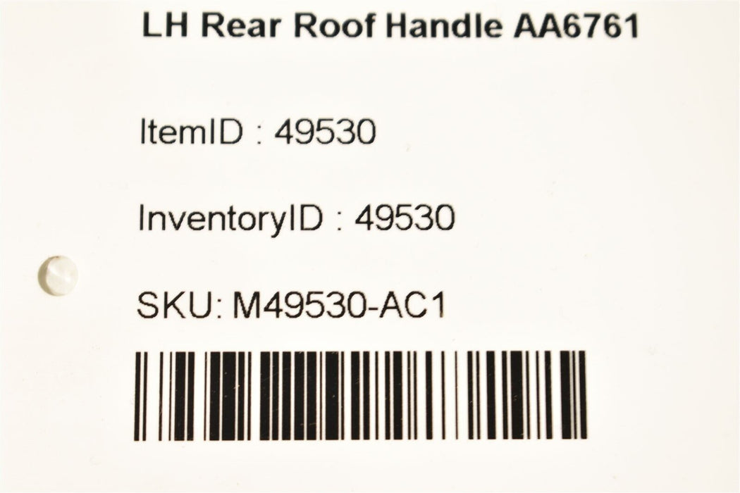 03-04 Mercury Marauder Driver Lh Rear Roof Handle Aa6761