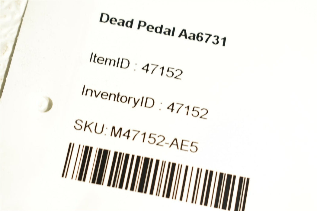99-05 Mazda Miata Mx5 Dead Pedal Aa6731