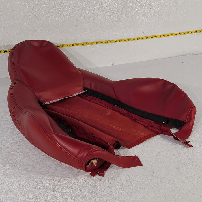 05-10 Corvette C6 Right Passenger Upper Seat Skin Red AA6984