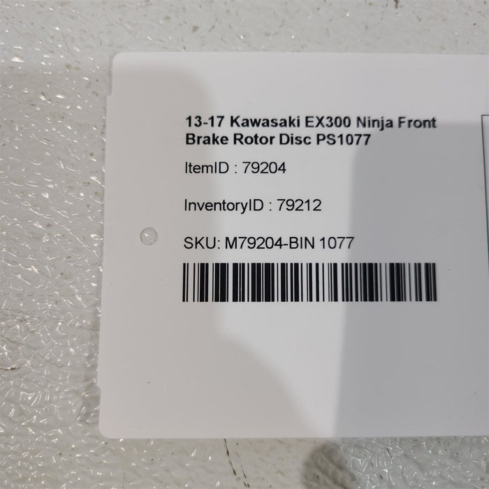 13-17 Kawasaki EX300 Ninja Front Brake Rotor Disc ABS PS1077