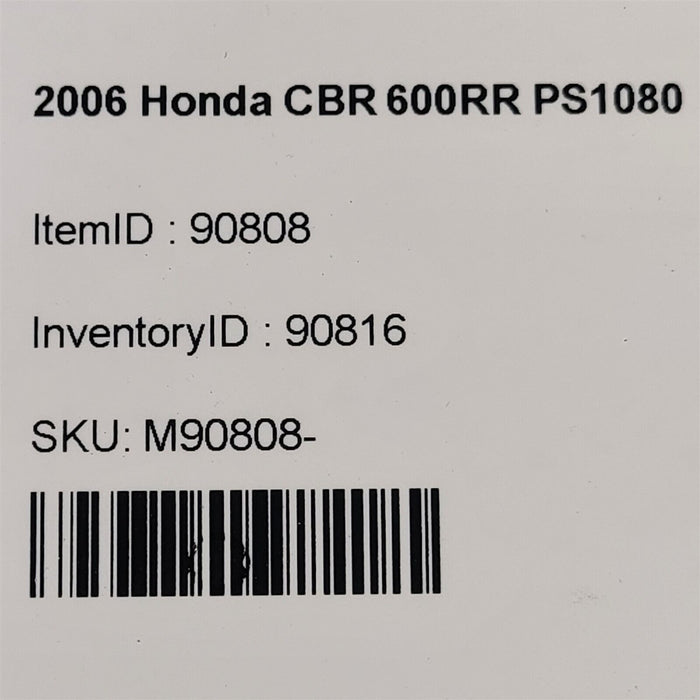05-06 Honda Cbr 600Rr Rear Brake Disc Rotor Ps1080