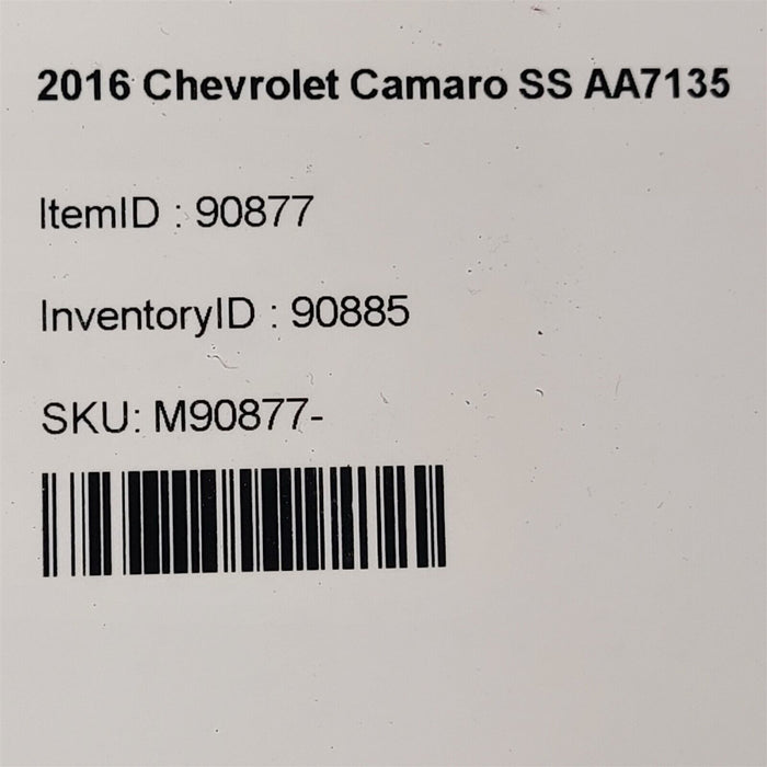 16-20 Camaro Ss Horns Horn Set Pair Aa7135