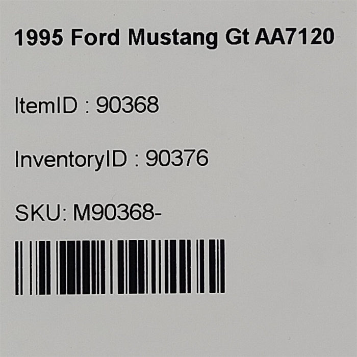 94-98 Mustang Front Coil Spring Isolators Rubber Pads Aa7120