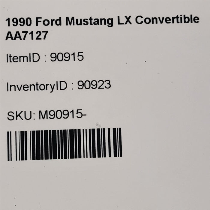 87-93 Mustang Hood Latch Aa7127