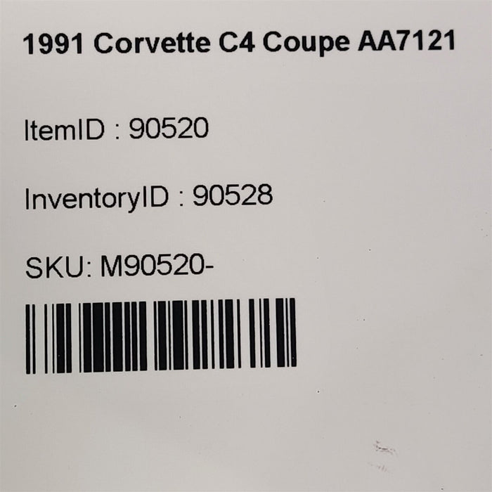 90-96 Corvette C4 Left Driver Side Wheel 17X9.5 Sawblade Aa7121 Oem