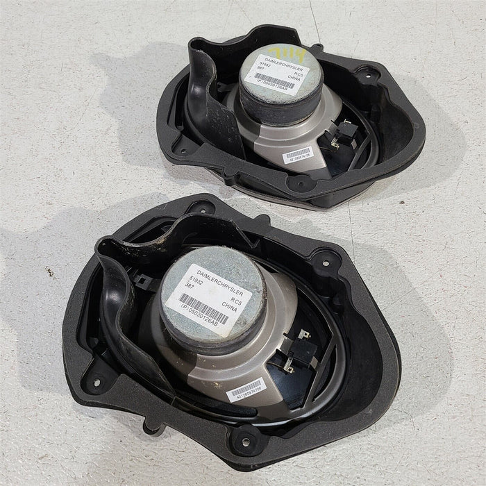 08-11 Dodge Challenger Srt8 Door Speakers Pair Aa7114