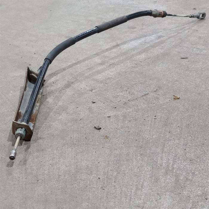 88-96 Corvette C4 Rear Park Brake Cable With Bracket Driver Left Aa7075