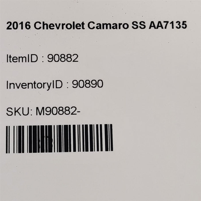 16-20 Camaro Ss Driver Marker Light Front Lh Aa7135