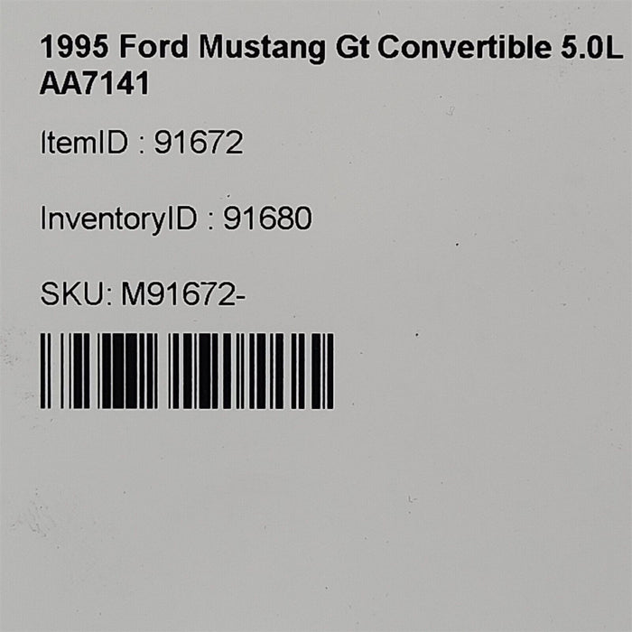 94-98 Mustang Interior Door Handle Release Trim Bezels Cups Lh Rh Saddle Aa7141
