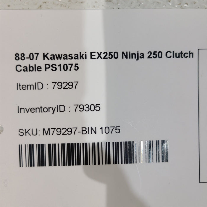 88-07 Kawasaki EX250 Ninja 250 Clutch Cable PS1075