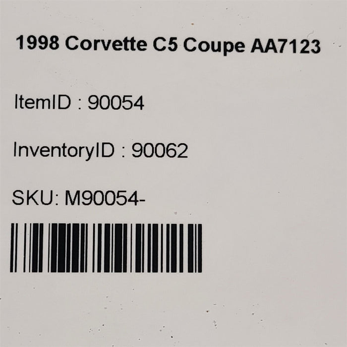 97-04 Corvette C5 Instrument Cluster Dimmer Switch 12135149 Oem AA7123