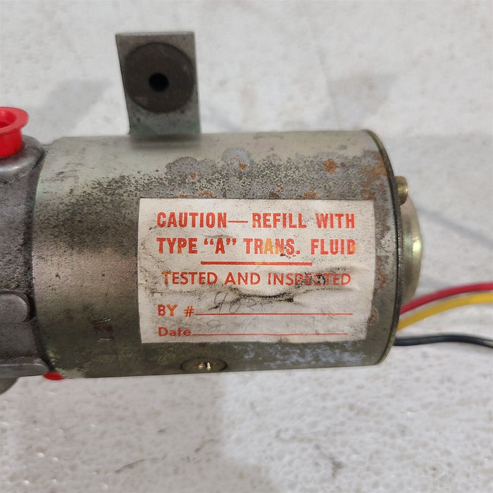 87-93 Ford Mustang Convertible Top Hydraulic Pump Lift Motor A7086