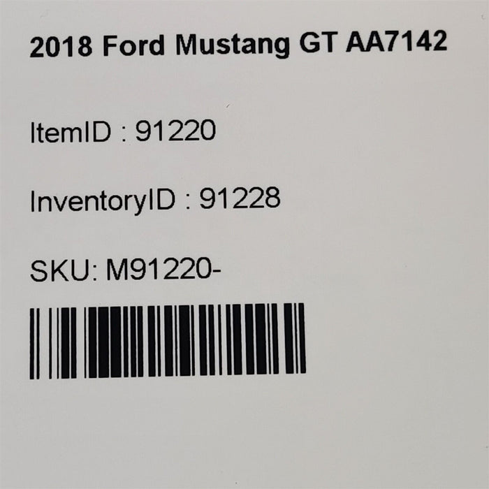 15-20 Mustang Gt Rear View Mirror Aa7142
