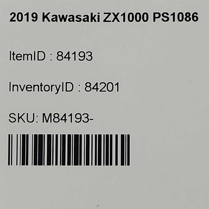 17-19 Kawasaki Ninja Zx1000 W Clutch Handle Lever Perch Ps1086
