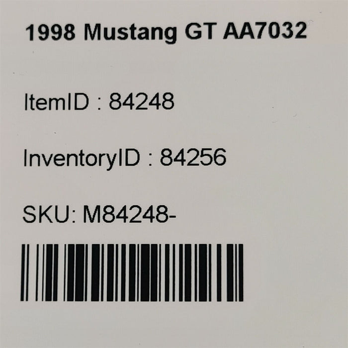 96-98 Mustang Steering Shaft Rag Joint AA7032