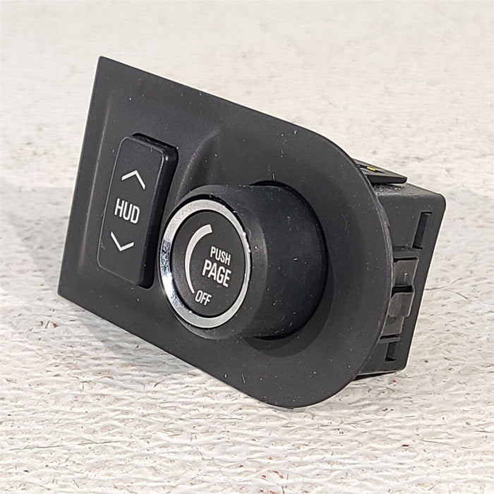 10-12 Camaro Ss Hud Control Switch Control Button Aa7101