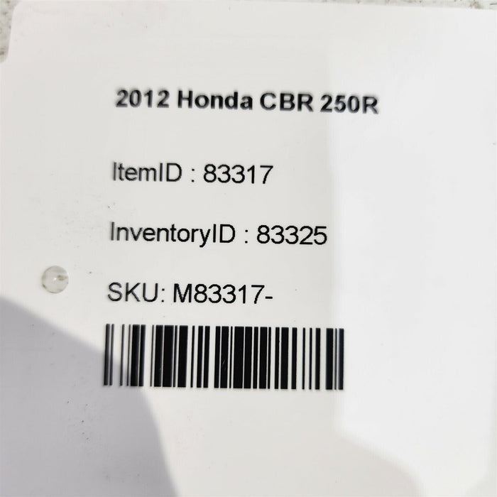 11-13 Honda Cbr 250R Nuts Bolts Hardware Screws Ps1083