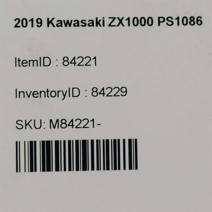 17-19 Kawasaki Ninja Zx1000 W Left Rear Set Foot Peg Rest Mount Ps1086