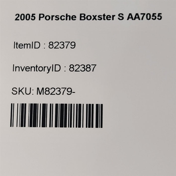 05-12 Porsche Boxster Cayman Driver Radiator Mount Bracket LH 99710615501 AA7055