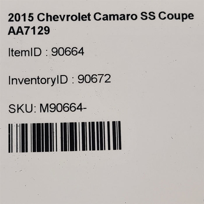 10-15 Camaro Ss Park Brake Cable Set Cables Aa7129