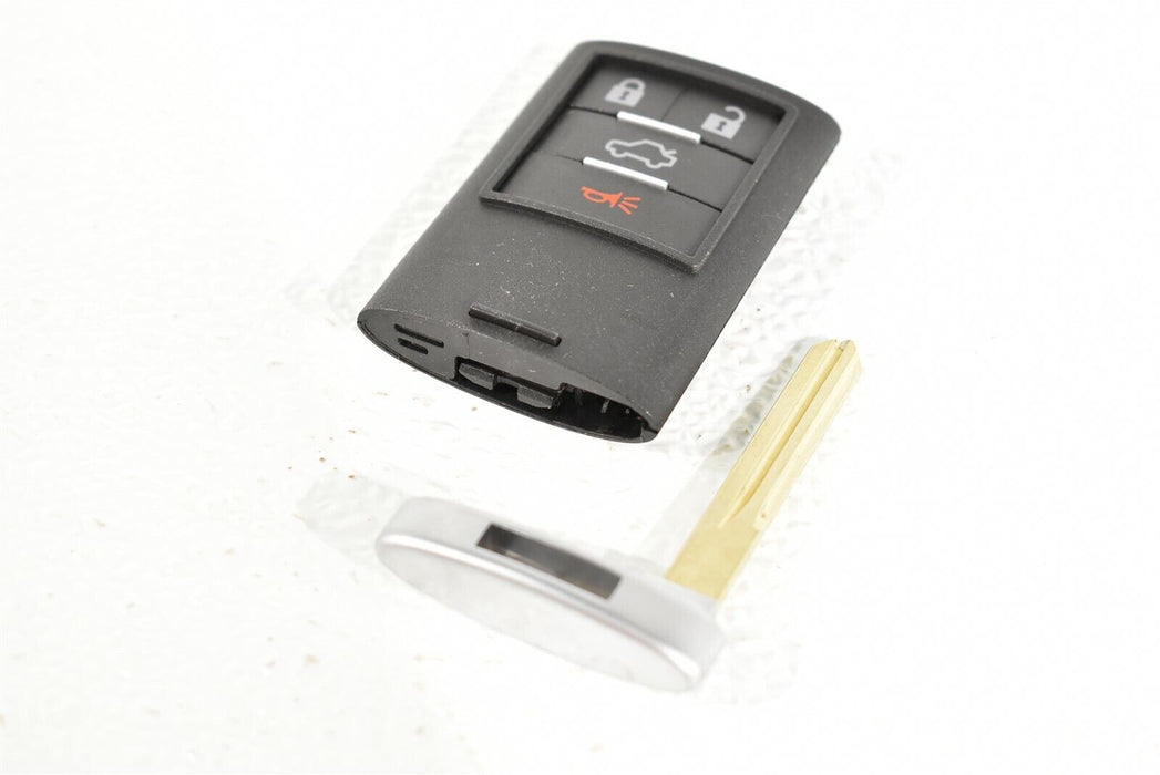 Key Fob Case Shell W/Key Blade 4 Button Case Only For Corvette C6 Cadillac Xlr