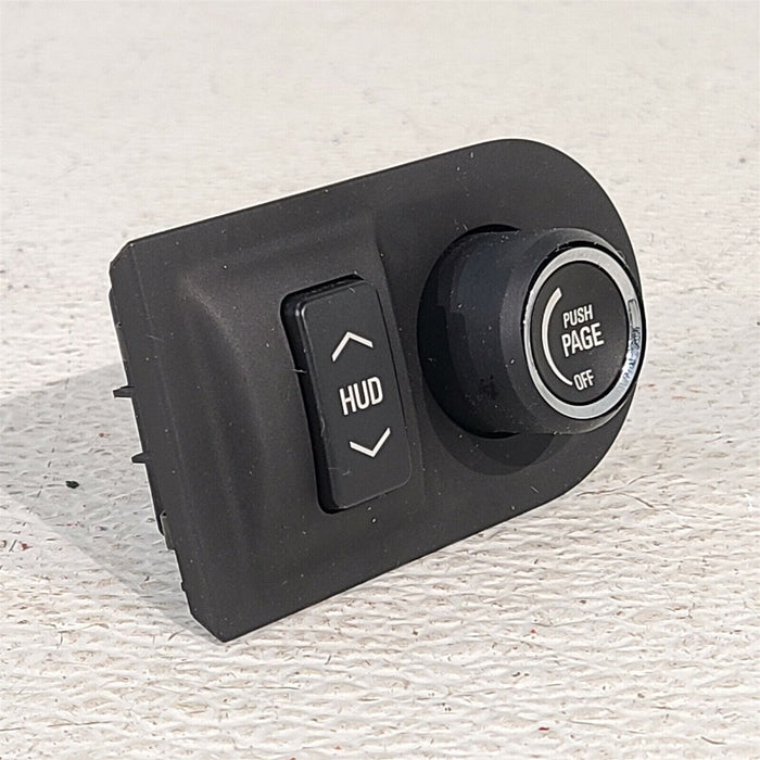 10-12 Camaro Ss Hud Control Switch Control Button Aa7101