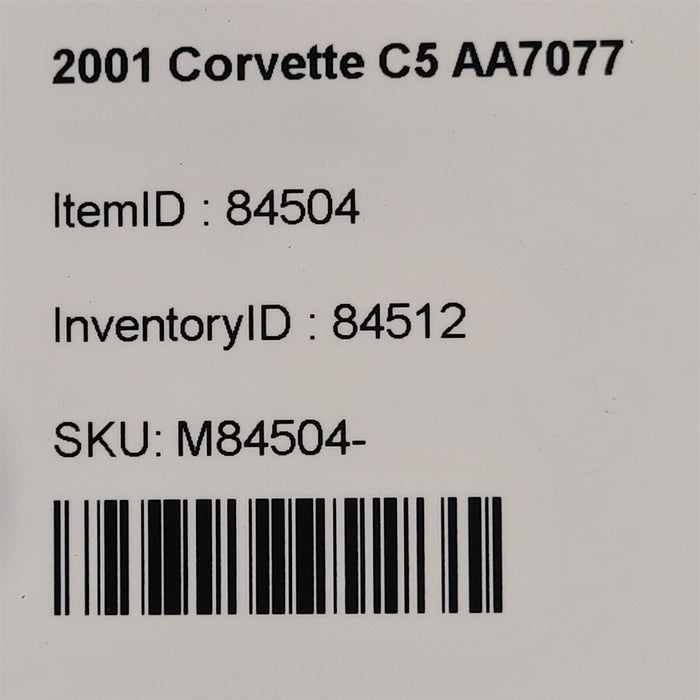 01-04 Corvette C5 Carpet Cover Fuse Box Passenger Side Light Oak Aa7077